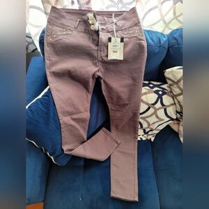 Purplish stretchy best quality jeans